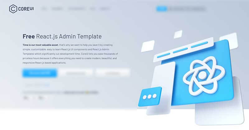 CoreUI React - Open-source React Template.