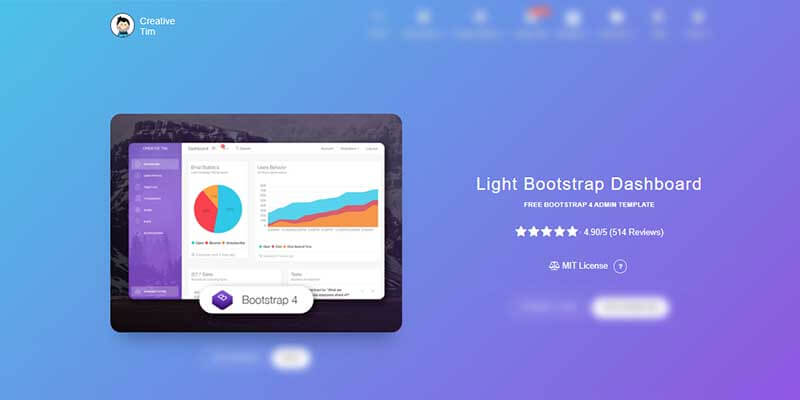 Bootstrap template - Light Dashboard