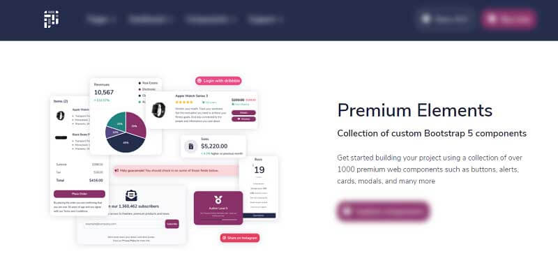 Pixel PRO - Premium Bootstrap 5 Template.