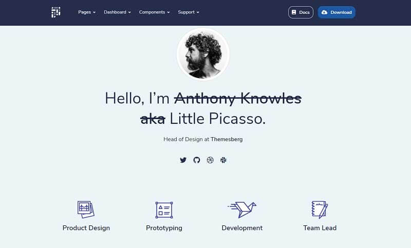 Pixel Lite - Freelancer Page